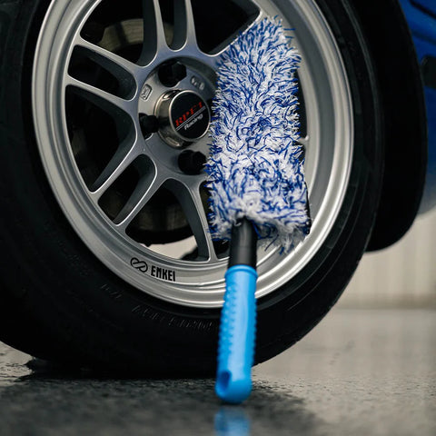 [Barrel Blade] Wheel Brush with Plush Microfiber Cover