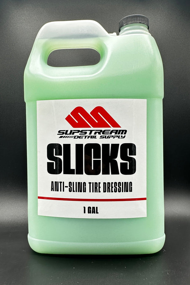 SLICKS - Anti-Sling Tire Dressing - Gallon